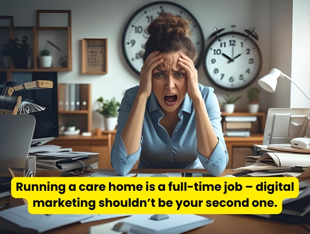 How Outsourcing Digital Marketing Saves Time for Care Home Managers
